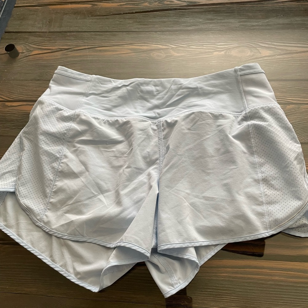 Lululemon Athletica Light blue Athletic Shorts real quick - Picture 2 of 9